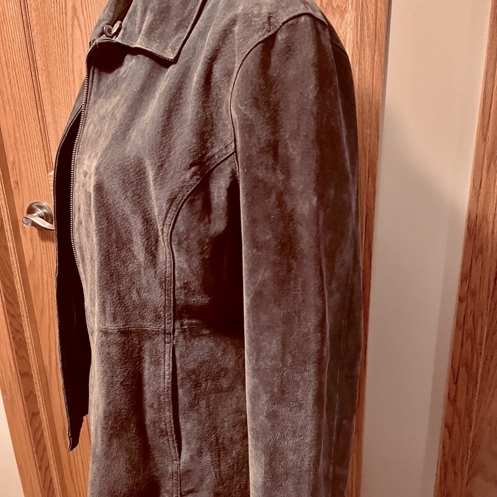 Suzy Shier suede jacket. Mocha colour